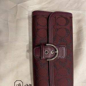 Coach tri fold wallet